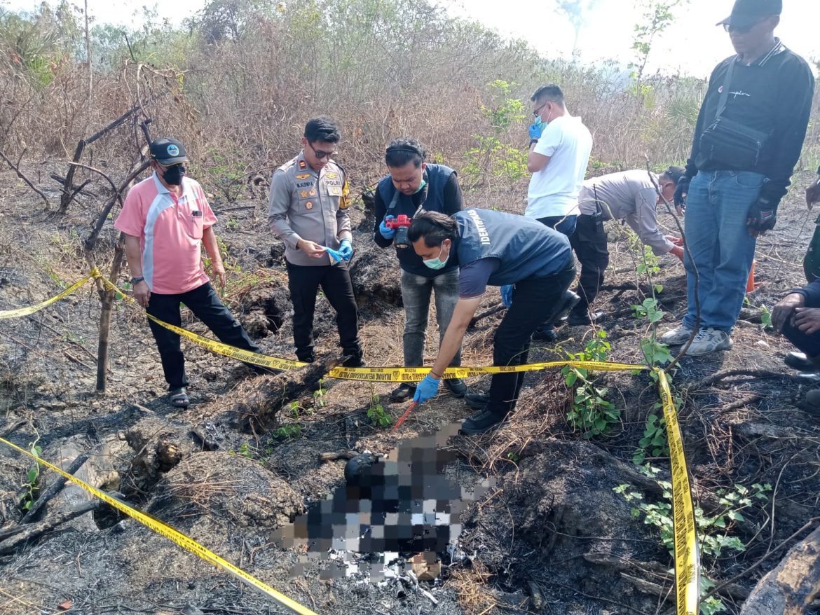 Kerangka Manusia Ditemukan Di Hutan Tenggerejo, Polres Lamongan Lakukan Identifikasi